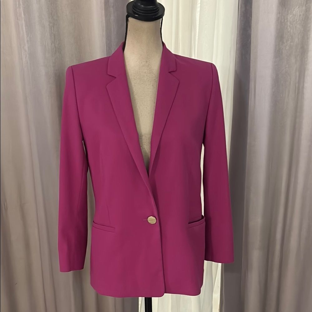 Escada Cotton Magenta Colour Blazer, S